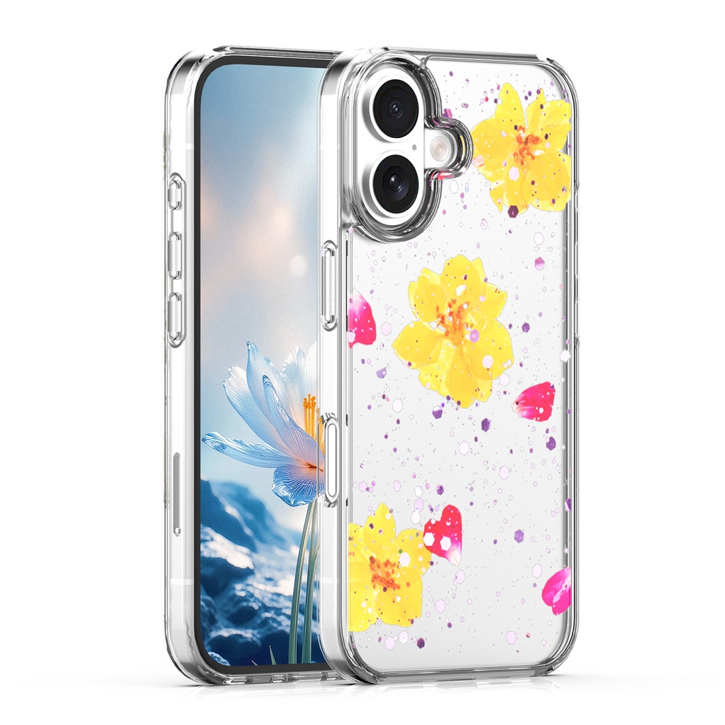 Eternal Bloom Case for iPhone 16 Plus - Diagonal Daisy