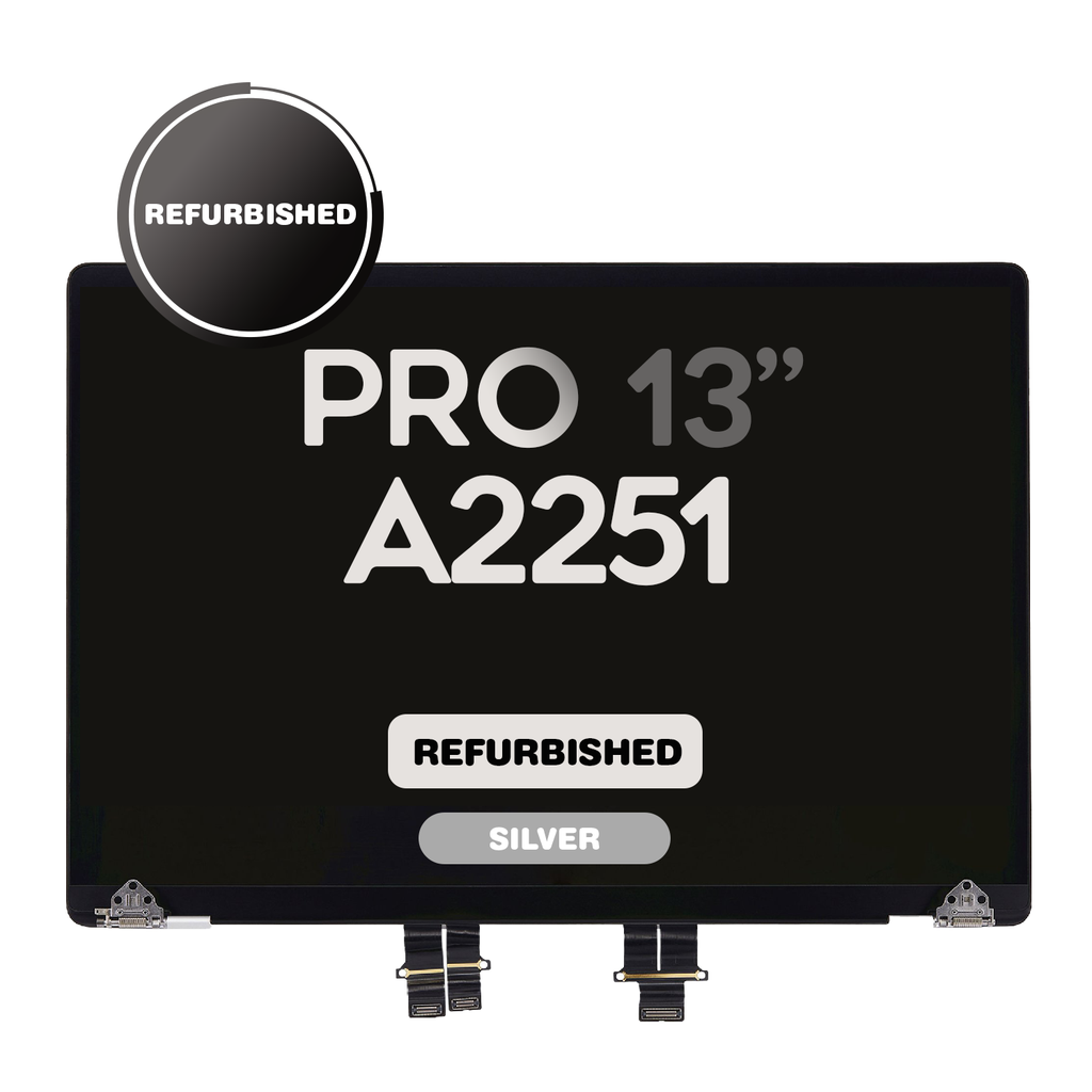 Complete LCD Assembly set for Macbook Pro 13"  (A2251) - Aftermarket Pro (Silver)