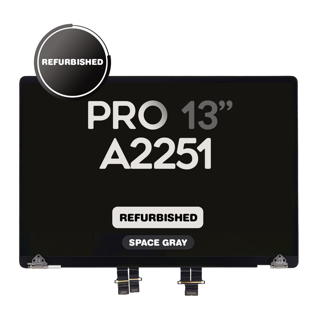 Complete LCD Assembly set for Macbook Pro 13"  (A2251) - Aftermarket Pro (Space Gray)