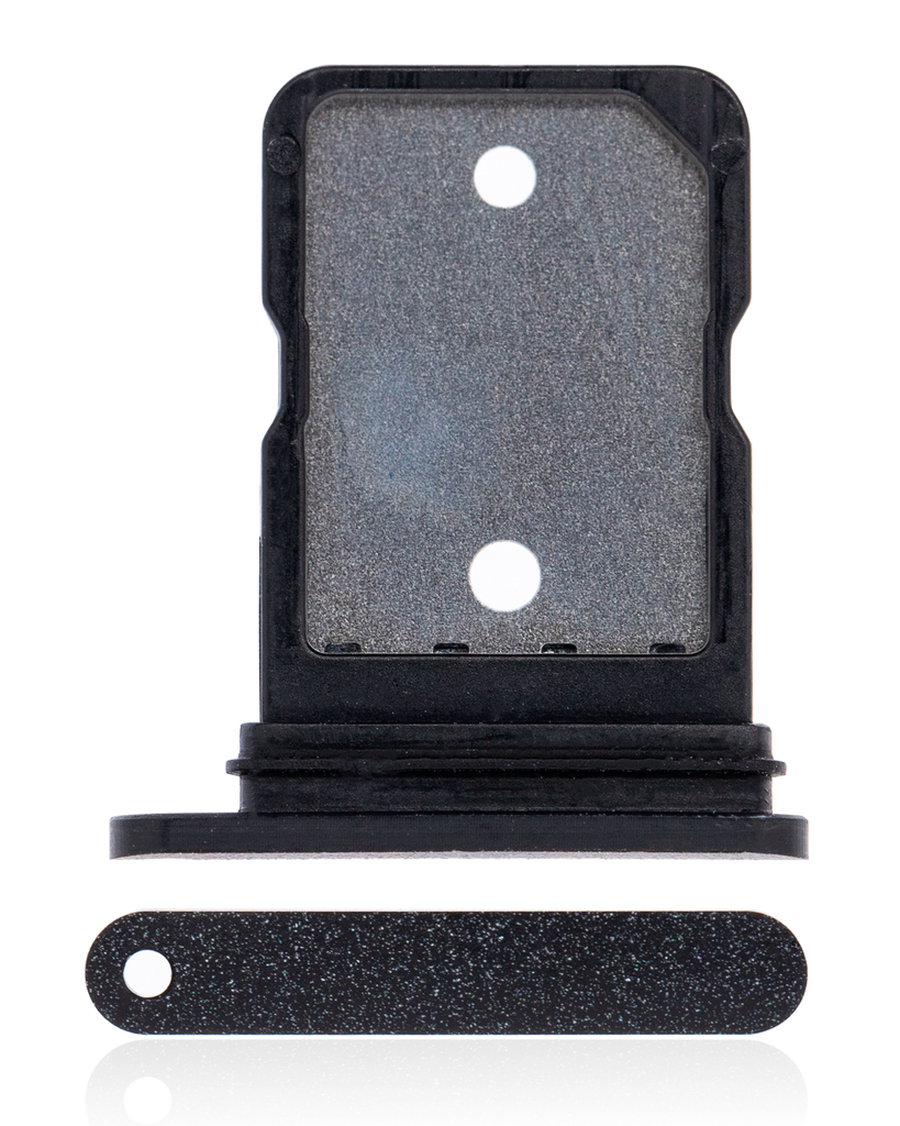 Single Sim Card Tray For Google Pixel 5 (Just Black) (Premium)