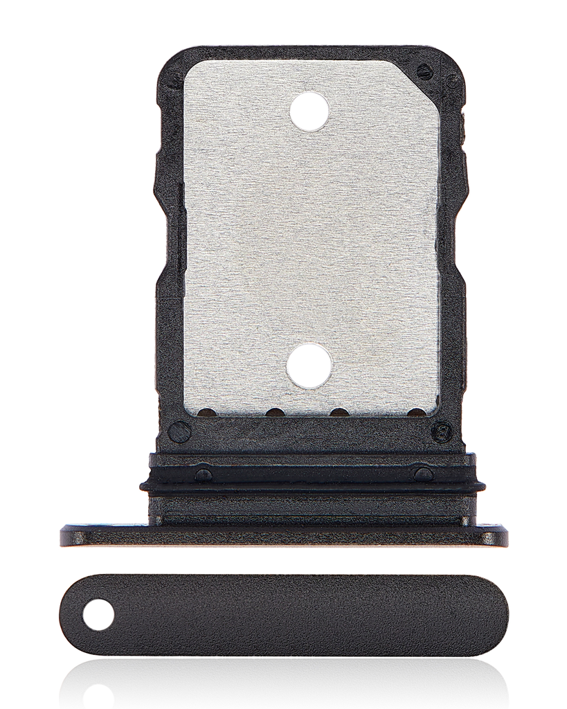 Single Sim Card Tray For Google Pixel 6 (Stormy Black) (Premium)