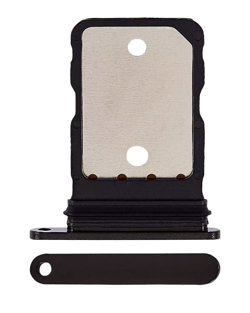 Single Sim Card Tray For Google Pixel 6A (Charcoal) (Premium)