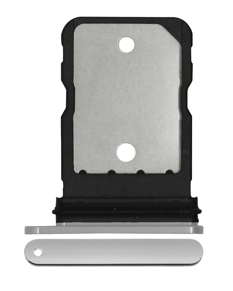 Single Sim Card Tray For Google Pixel 7A (Snow) (Premium)