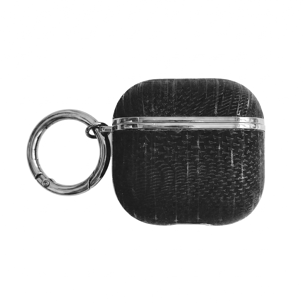 Crocodile Textured Case for AirPods Pro (2nd Gen) - Black