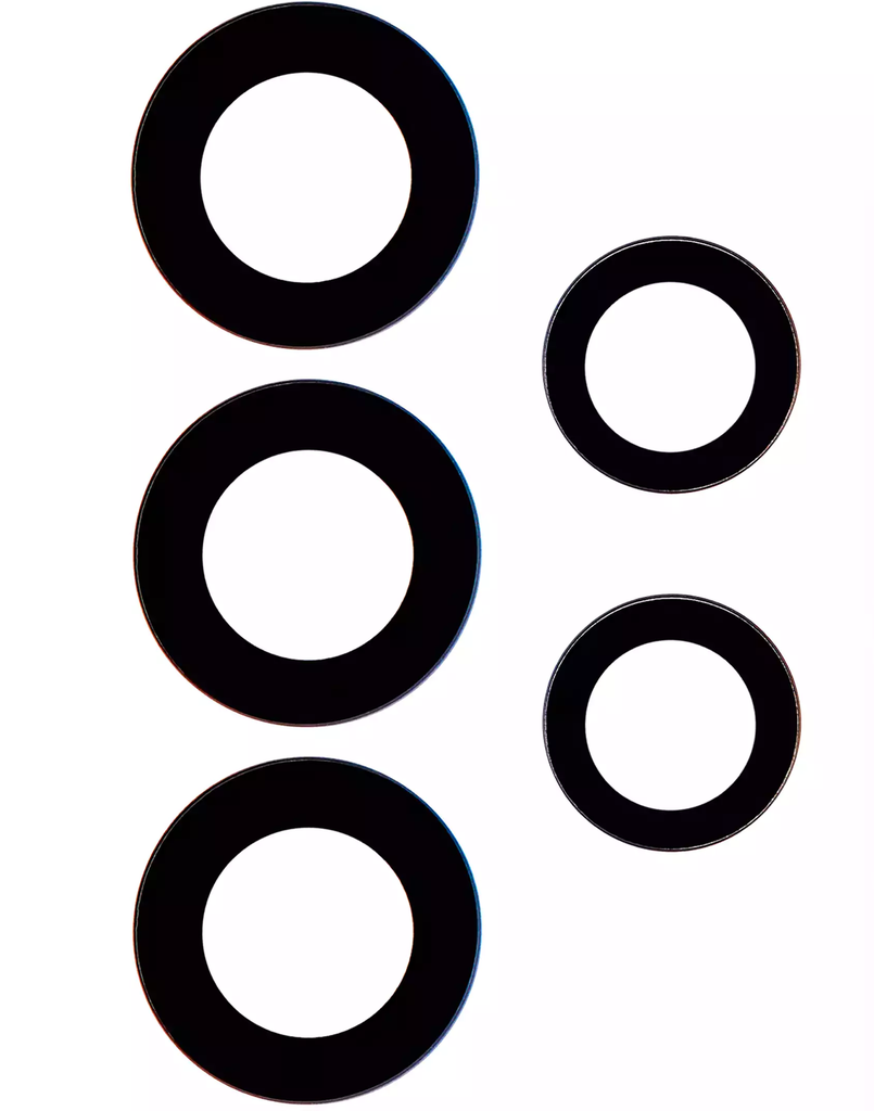 Back Camera Lens (Glass Only) With Adhesive For Samsung Galaxy A73 5G (A736 / 2022) (5 Piece Set) (10 Pack) (Premium)