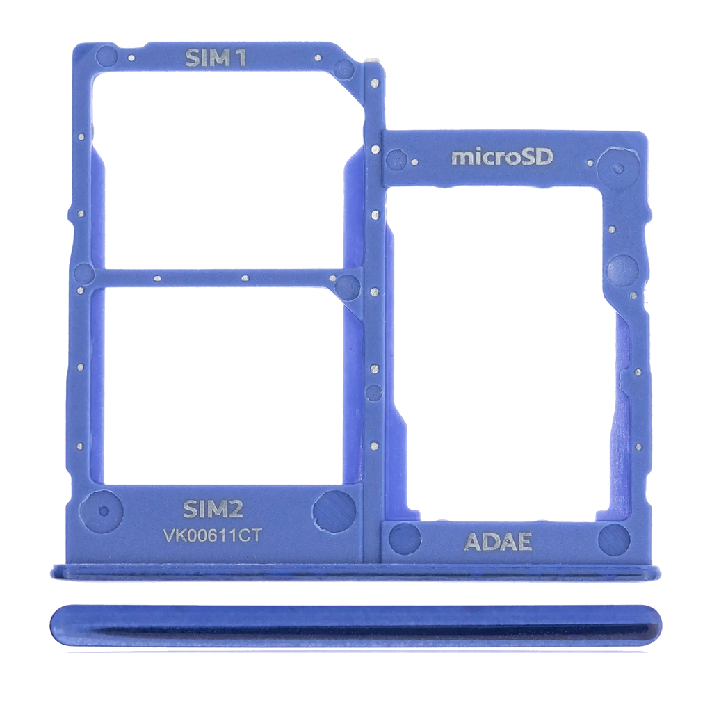 Dual Sim Card Tray For Samsung Galaxy A41 (A415 / 2020) (Prism Crush Blue) (Premium)