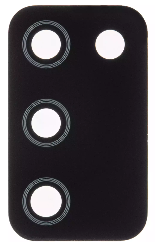 Back Camera Lens (Glass Only) With Adhesive For Samsung Galaxy A02s (A025 / 2020) (10 Pack) (Premium)