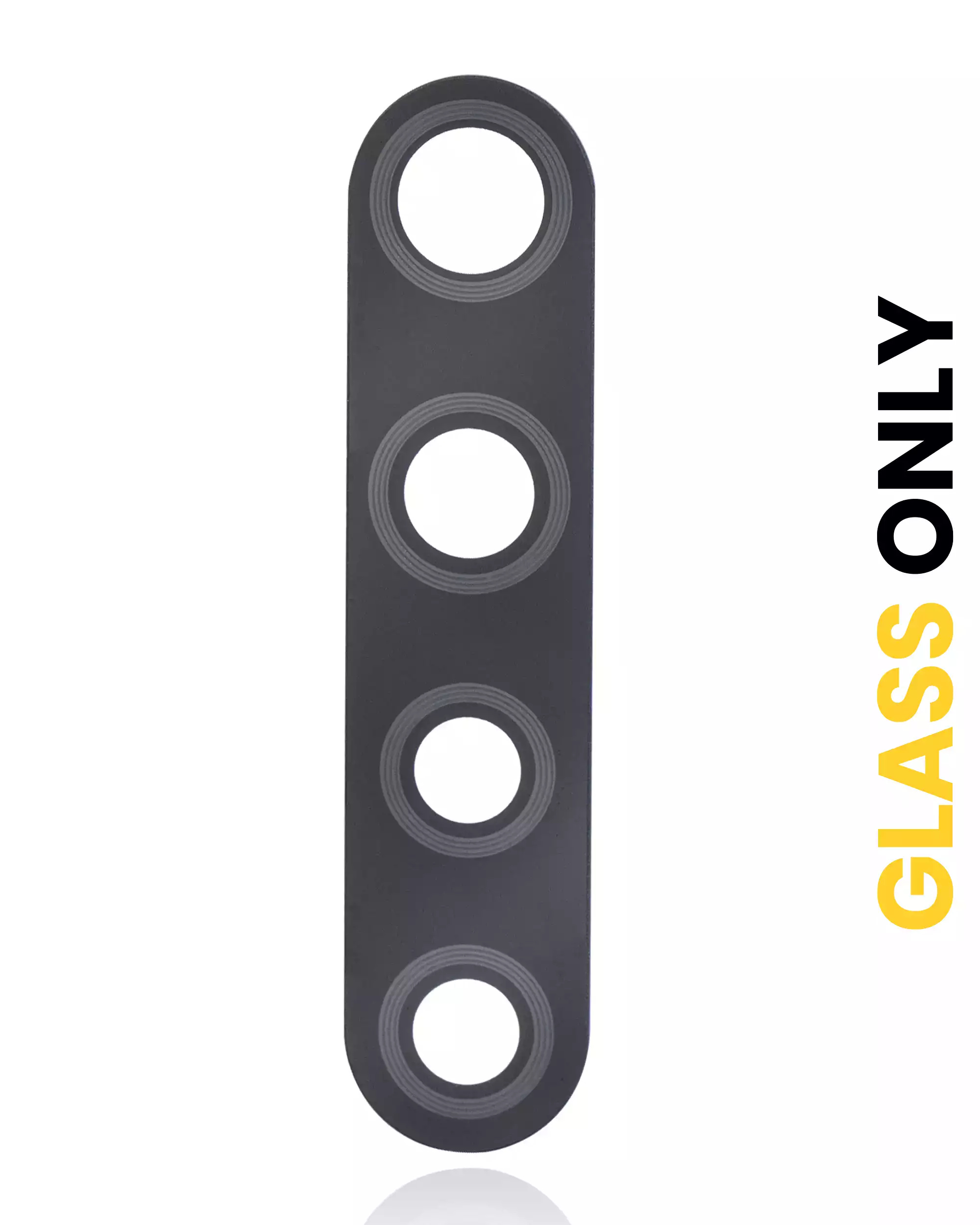 Back Camera Lens (Glass Only) With Adhesive For Samsung Galaxy A21 (A215 / 2020) (10 Pack) (Premium)