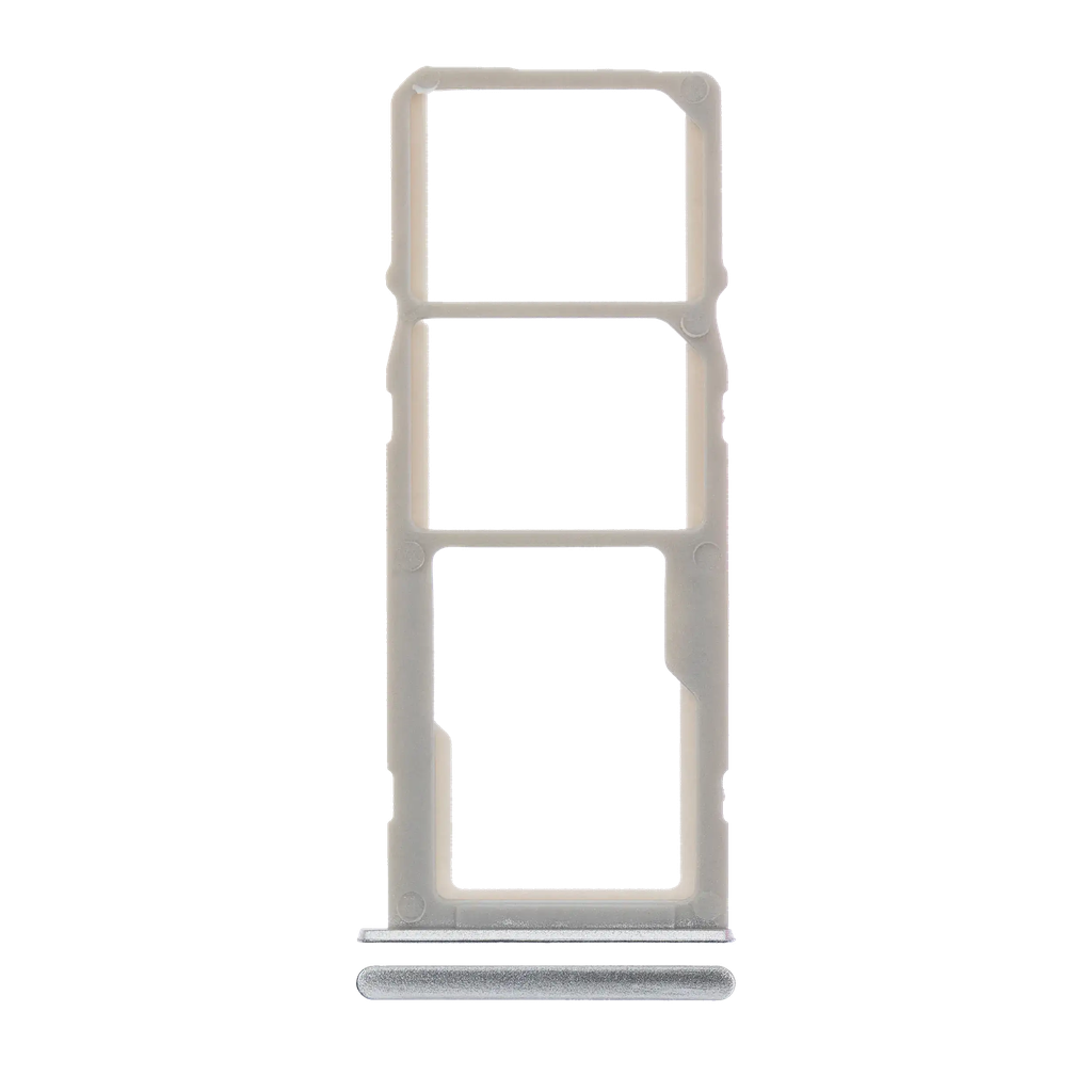 Dual Sim Card Tray For Samsung Galaxy A21 (A215 / 2020) (Cloud White) (Premium)
