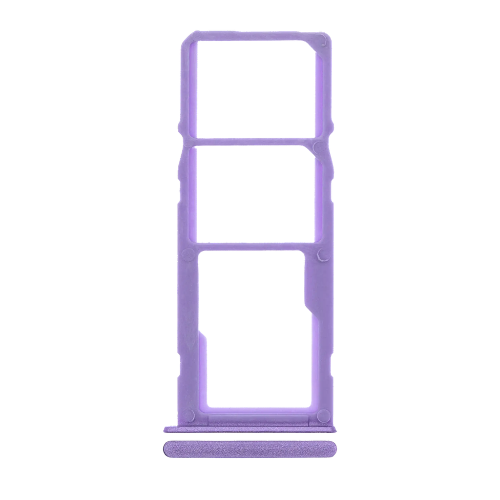 Dual Sim Card Tray For Samsung Galaxy A21 (A215 / 2020) (Purple) (Premium)