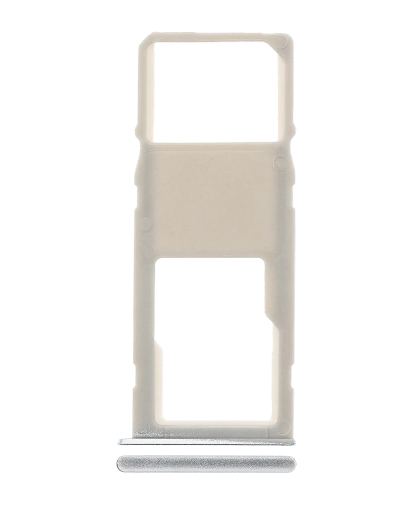 Single Sim Card Tray For Samsung Galaxy A21 (A215 / 2020) (Cloud White) (Premium)