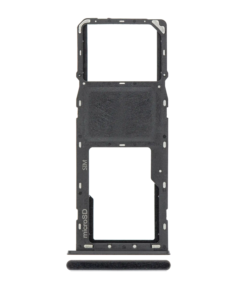 Single Sim Card Tray For Samsung Galaxy A21 (A215 / 2020) (Cosmic Gray) (Premium)