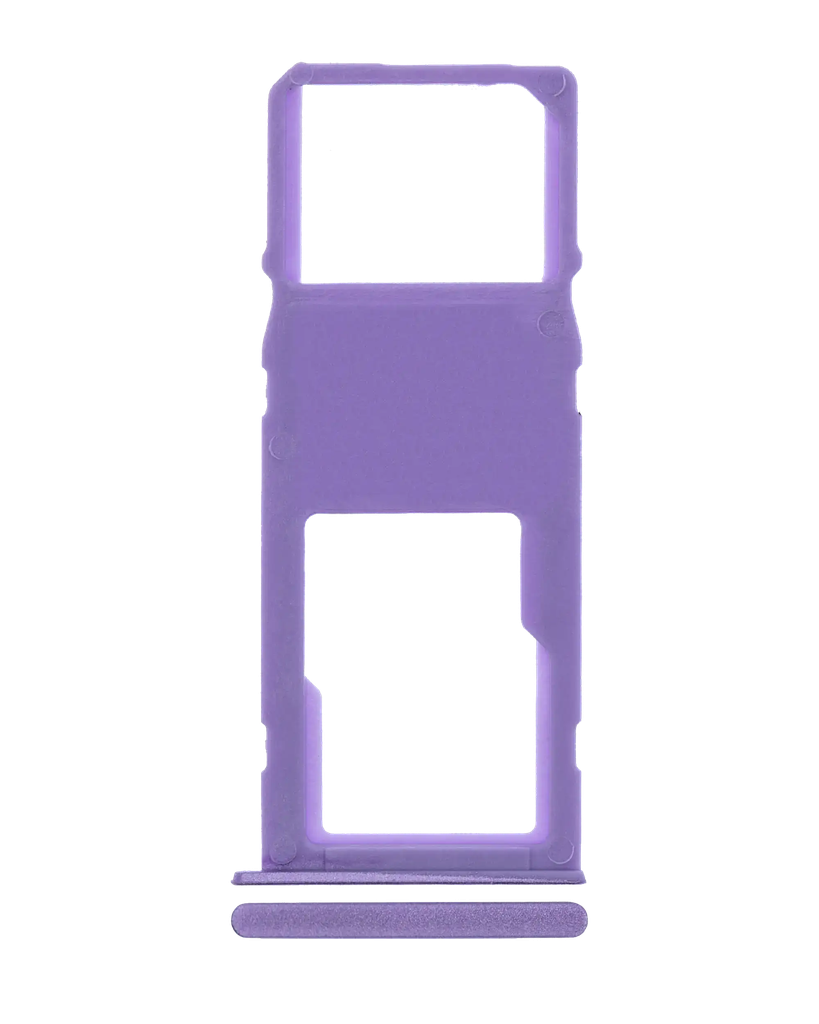 Single Sim Card Tray For Samsung Galaxy A21 (A215 / 2020) (Purple) (Premium)