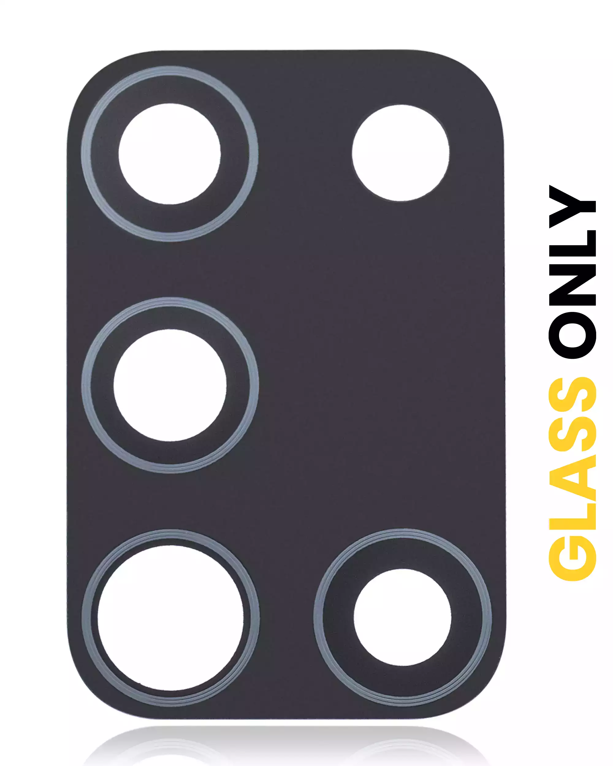 Back Camera Lens (Glass Only) With Adhesive For Samsung Galaxy A21S (A217 / 2020) (10 Pack) (Premium)