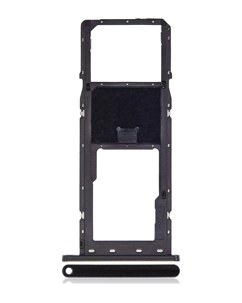 Single Sim Card Tray For Samsung Galaxy A03S (A037F / 2021) (Black) (Premium)