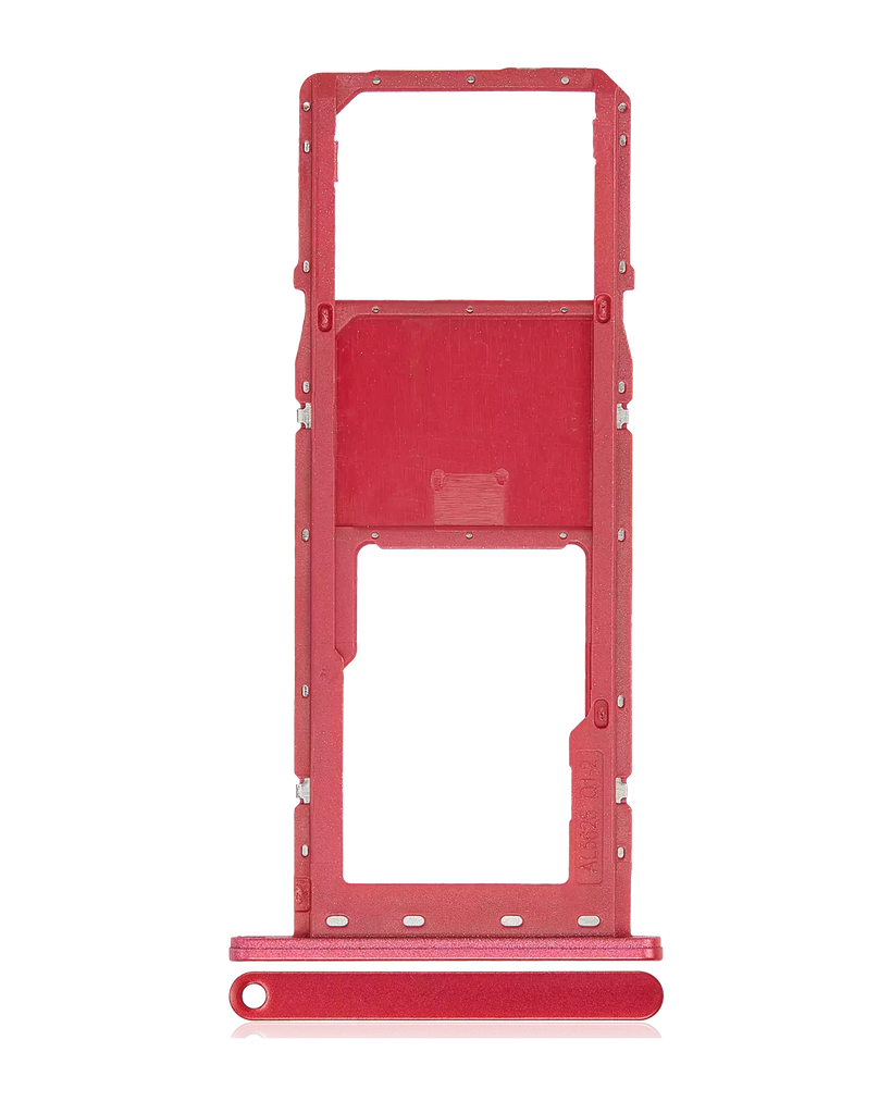 Single Sim Card Tray For Samsung Galaxy A03S (A037F / 2021) (Red) (Premium)