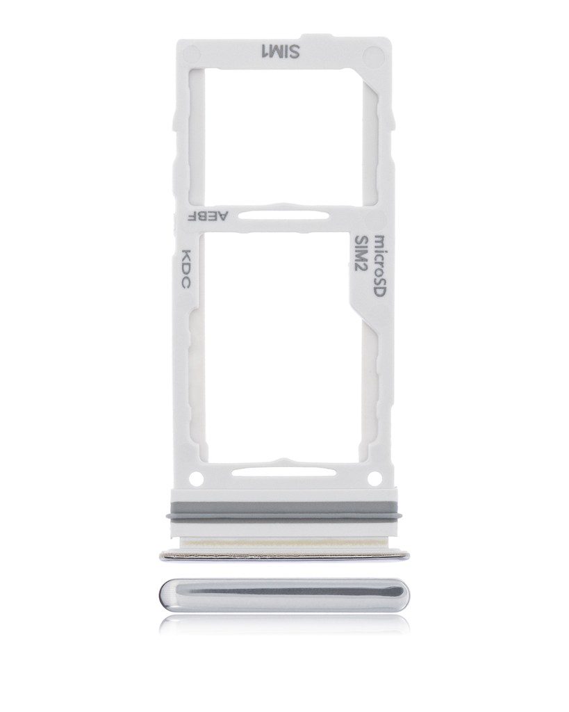 Dual Sim Card Tray For Samsung Galaxy A72 (A725 / 2021) (Awesome White) (Premium)