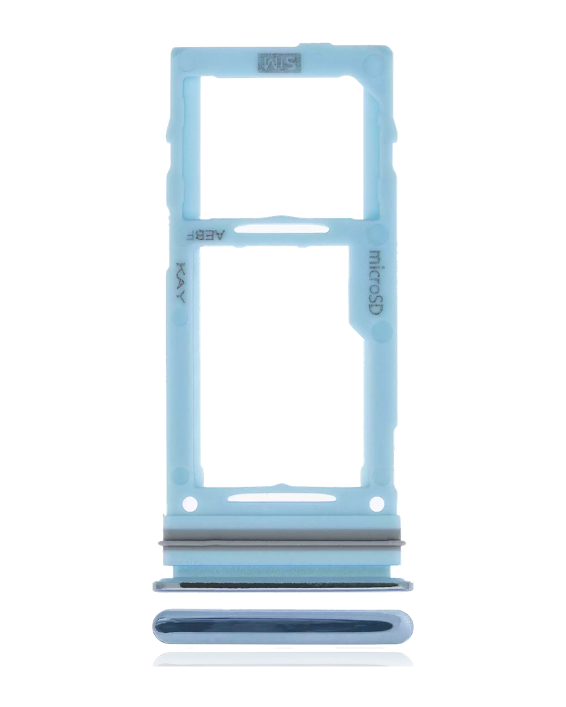 Single Sim Card Tray For Samsung Galaxy A72 (A725 / 2021) (Awesome Blue) (Premium)