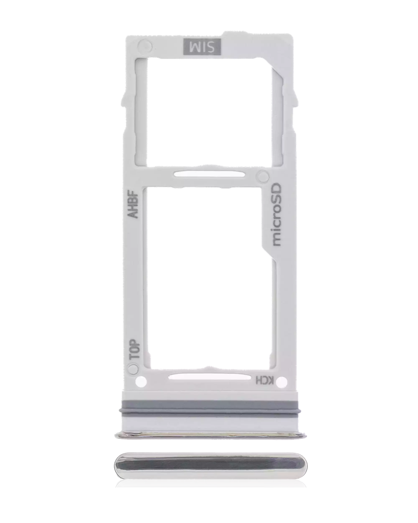 Single Sim Card Tray For Samsung Galaxy A72 (A725 / 2021) (Awesome White) (Premium)