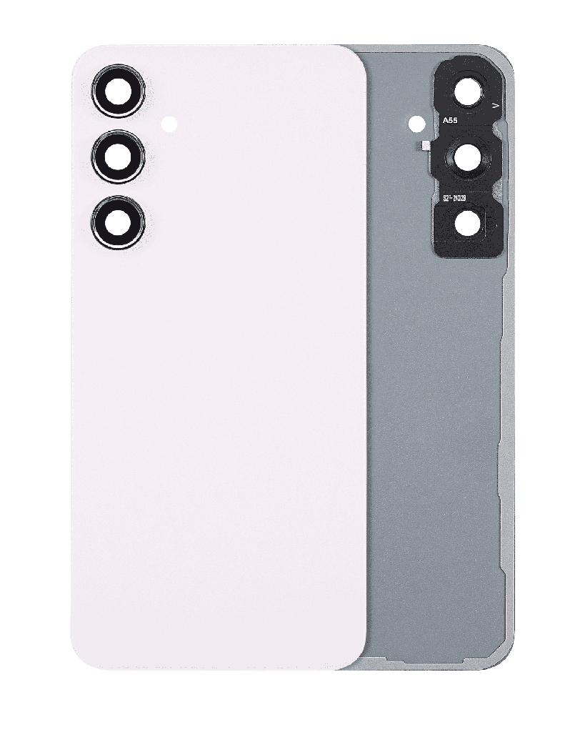 Back Cover Glass With Camera Lens For Samsung Galaxy A55 5G (A556 / 2024) (No Logo) (Lilac)