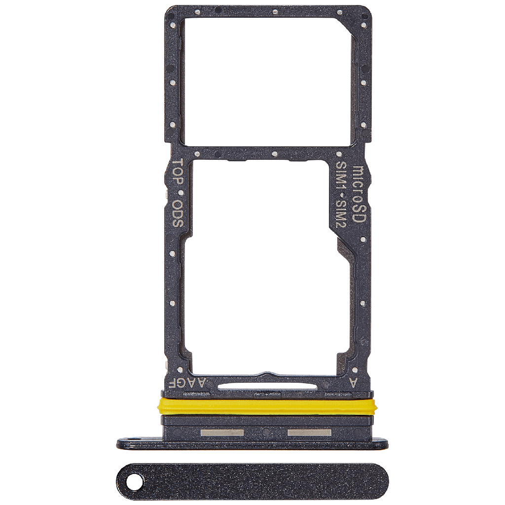 Dual Sim Card Tray For Samsung Galaxy A17 5G (A176 / 2025) (Premium) (Black)