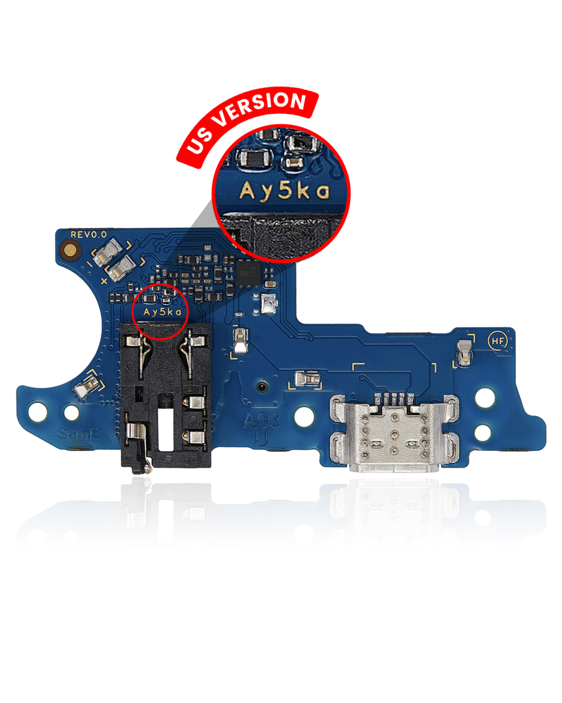 Charging Port Board With Headphone Jack For Samsung Galaxy A03 (A035 / 2021) (US Version) (Premium)