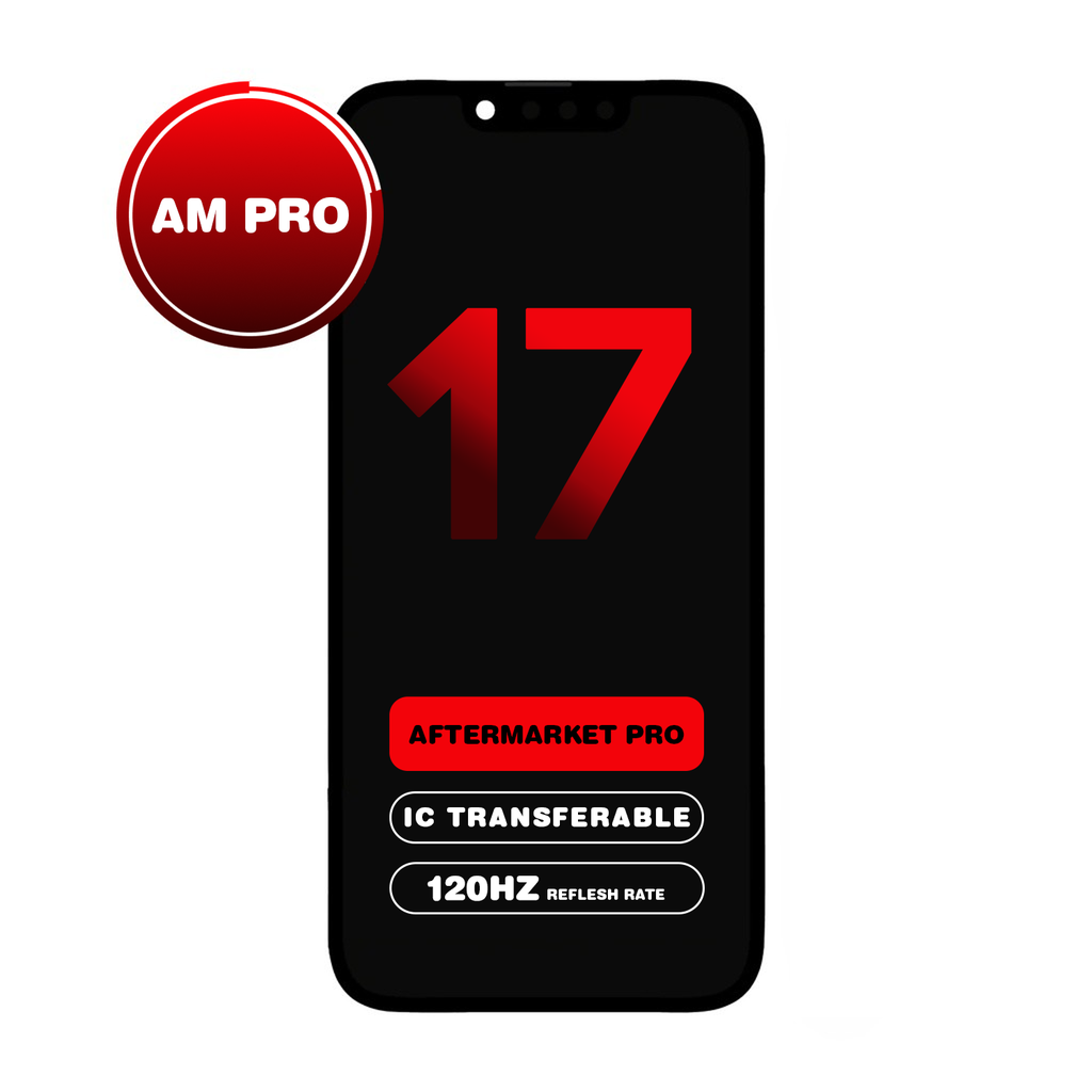 OLED Assembly for iPhone 17 (Aftermarket Pro - Soft OLED / 120Hz) (IC Transferable)