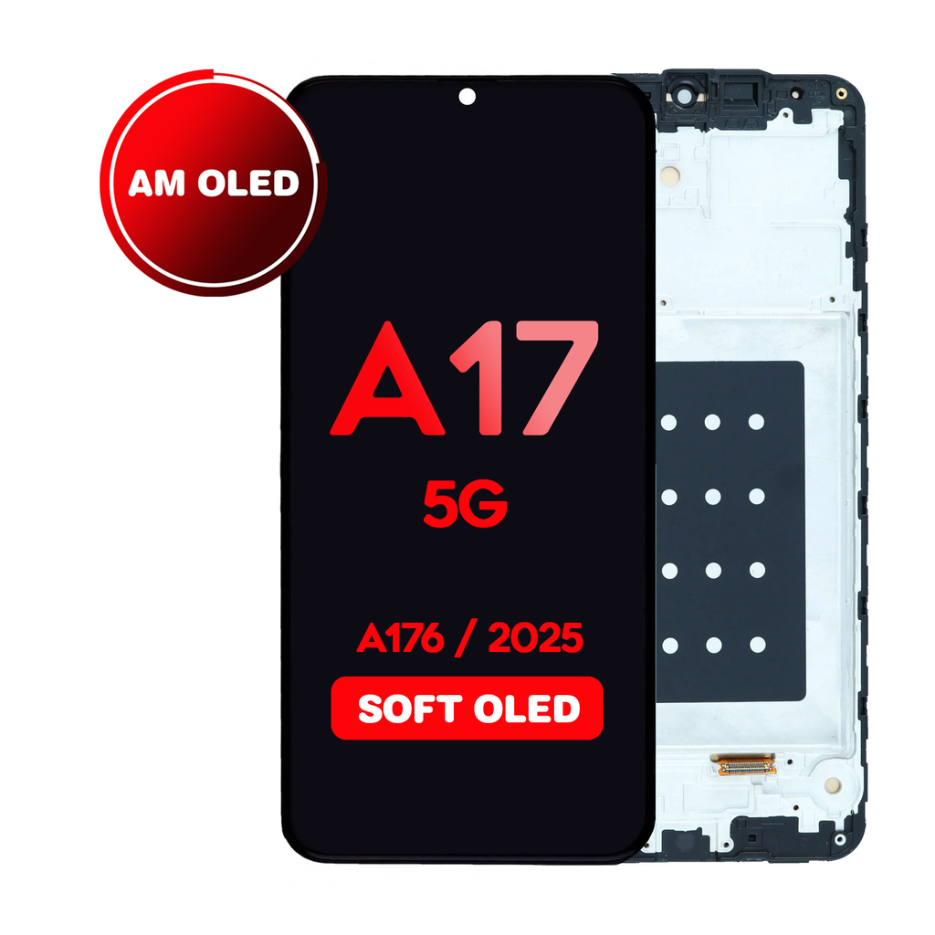 OLED Assembly with Frame for Galaxy A17 5G (A176 / 2025) (Aftermarket OLED)