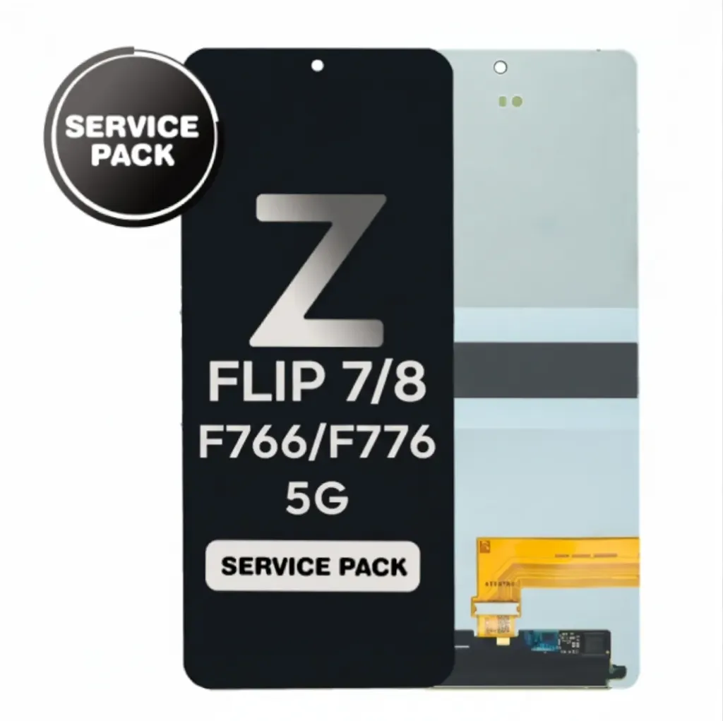 OLED Assembly (Inner) for Samsung Galaxy  Z Flip 7 (F766) / Z Flip 8 (F776) Without Frame - (Service Pack)