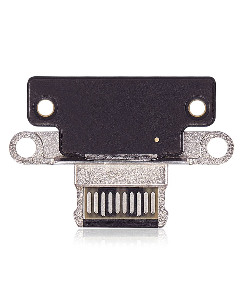Charging Port Only For iPad Pro 11" 1st Gen (2018) / Pro 11" 2nd Gen (2020) / Pro 11" 3rd Gen (2021) / Pro 11" 4th Gen (2022) / iPad Pro 12.9" 3rd Gen (2018) / Pro 12.9" 4th Gen (2020) / Pro 12.9" 5th Gen (2021) / 12.9" 6th Gen (2022)(Soldering Required) (Space Gray) (10 Pack) (Premium)