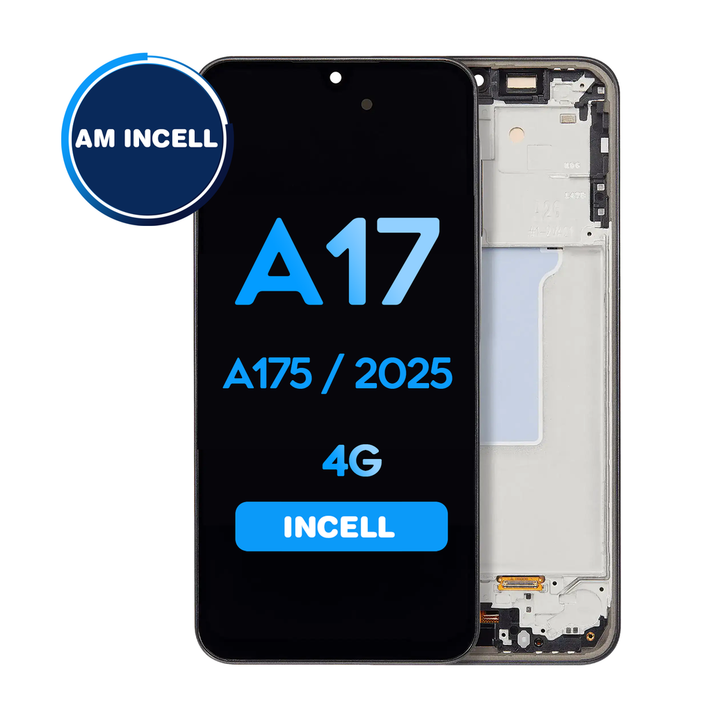LCD Assembly with Frame for Galaxy A17 4G (A175 / 2025) - All Colors (Aftermarket / Incell)