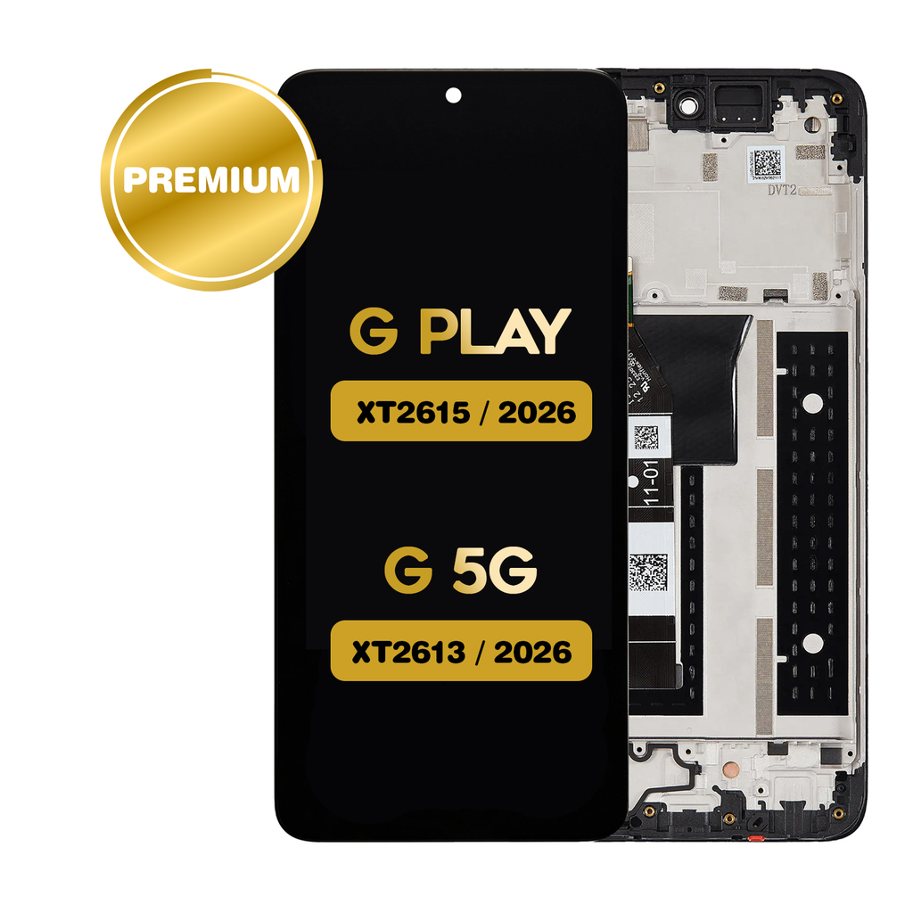 LCD Assembly With Frame For Motorola Moto G Play (XT2615 / 2026) (Premium) (All Colors)