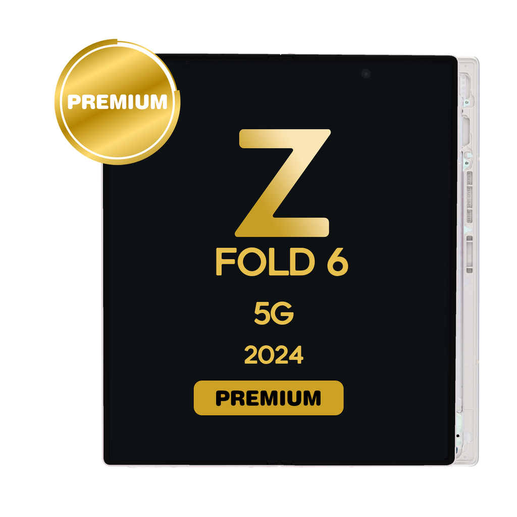 OLED Assembly (Inner) for Samsung Galaxy Z Fold 6 5G (F956) With Frame - White (Premium)