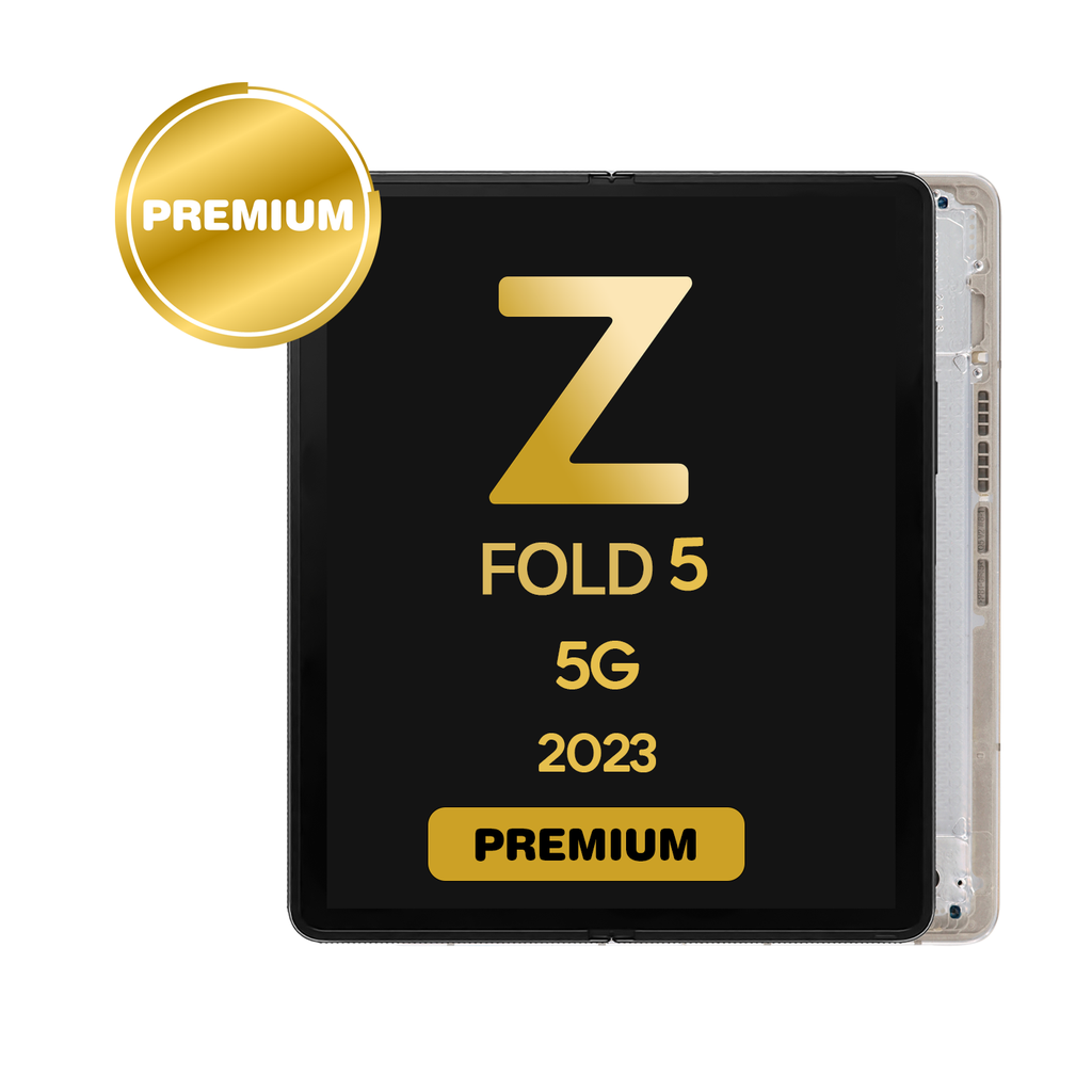 OLED Assembly (Inner) for Samsung Galaxy Z Fold 5 5G (F946) With Frame - Beige (Premium)