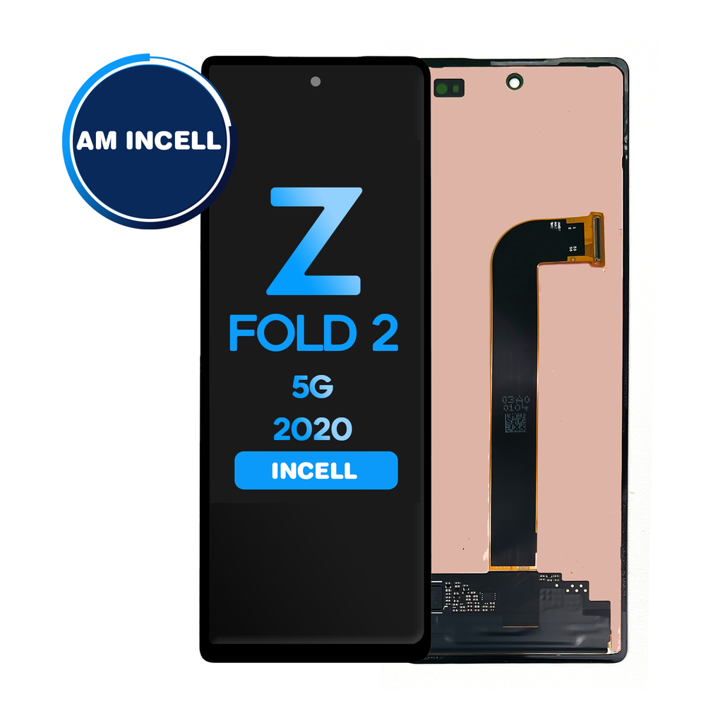 OLED Assembly (Outer) for Samsung Galaxy Z Fold 2 5G (F916) - Black (Aftermarket - Incell)