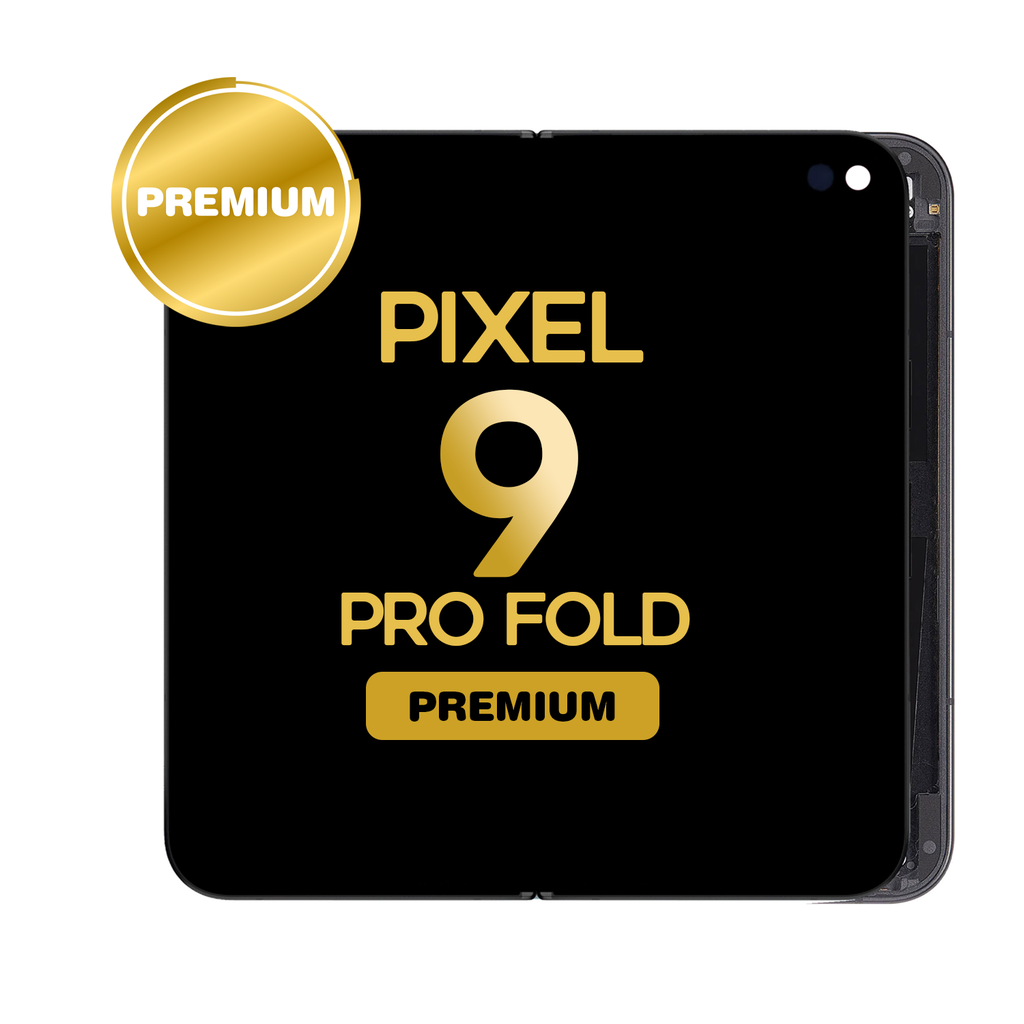 OLED Assembly (Inner) With Frame For Google Pixel 9 Pro Fold (Obsidian) (Premium)