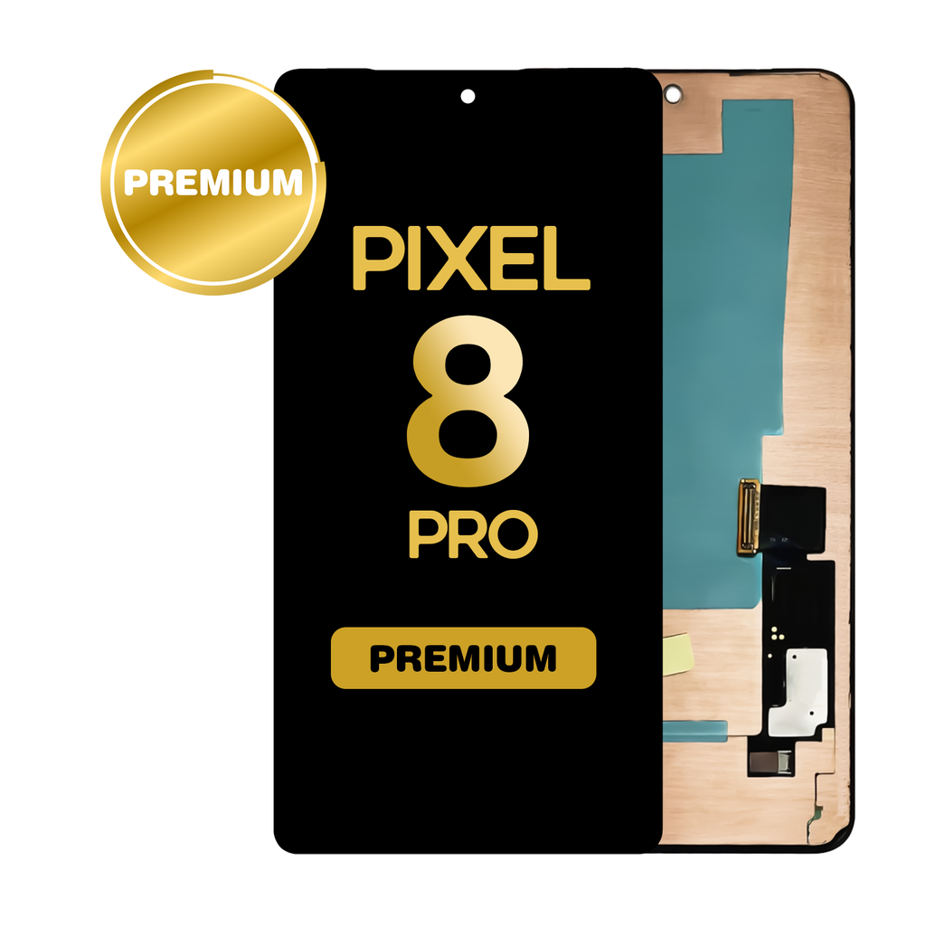 OLED Assembly for Google Pixel 8 Pro without frame - without fingerprint sensor - All Colors (Premium)