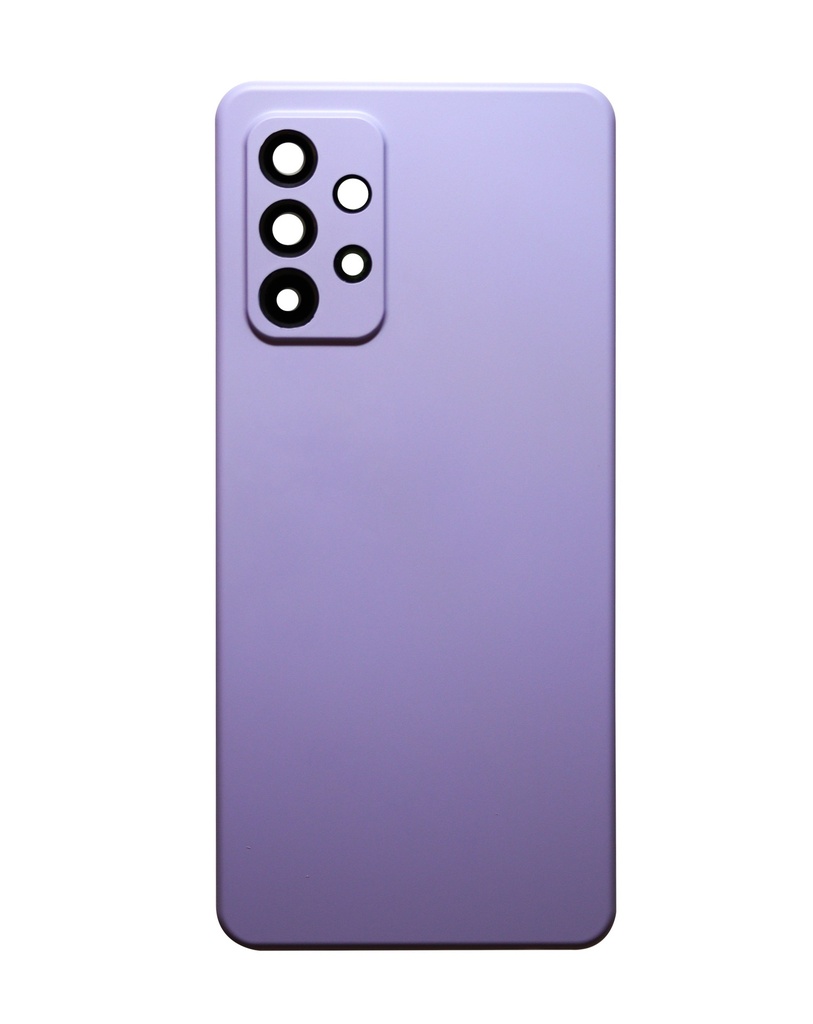 Back Cover Glass With Camera Lens And Adhesive For Samsung Galaxy A52 4G (A525 / 2021) / A52 5G (A526 / 2021) (No Logo) (Awesome Violet)