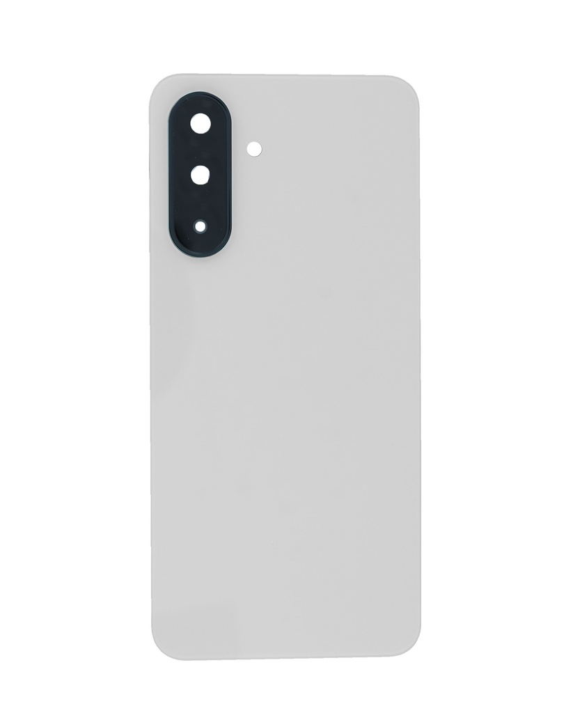 Back Cover Glass With Camera Lens And Adhesive For Samsung Galaxy A26 (A266 / 2025) (No Logo) (White)
