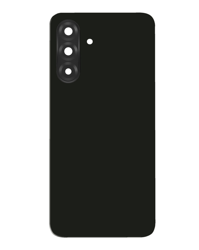 Back Cover Glass With Camera Lens And Adhesive For Samsung Galaxy A36 (A366 / 2025) (No Logo) (Awesome Black)