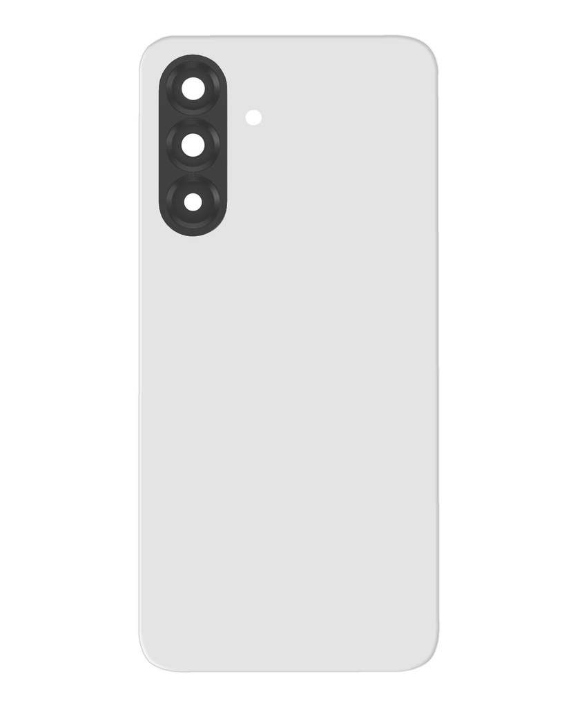 Back Cover Glass With Camera Lens And Adhesive For Samsung Galaxy A56 (A566 / 2025) (No Logo) (Awesome Lightgray)