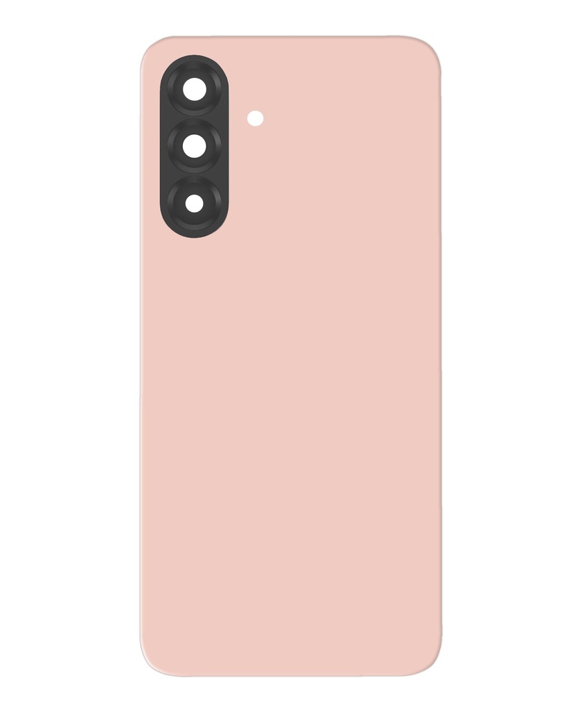 Back Cover Glass With Camera Lens And Adhesive For Samsung Galaxy A56 (A566 / 2025) (No Logo) (Awesome Pink)