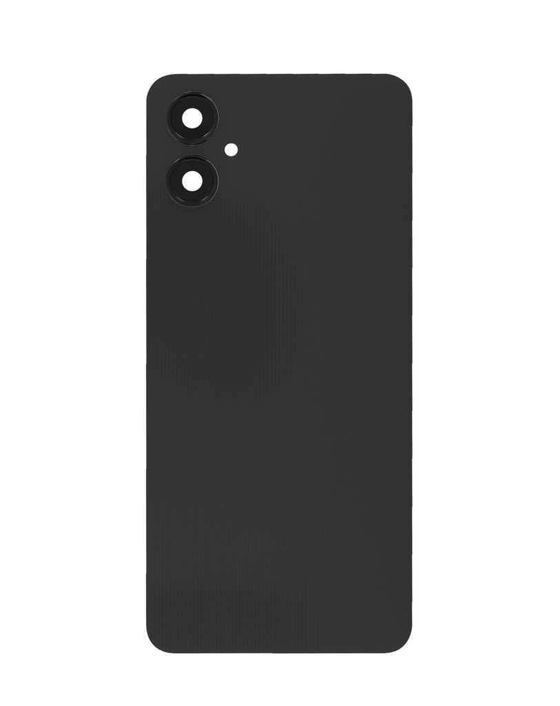 Back Cover Glass With Camera Lens And Adhesive For Samsung Galaxy A06 5G (A066 / 2025) (No Logo) (Black)