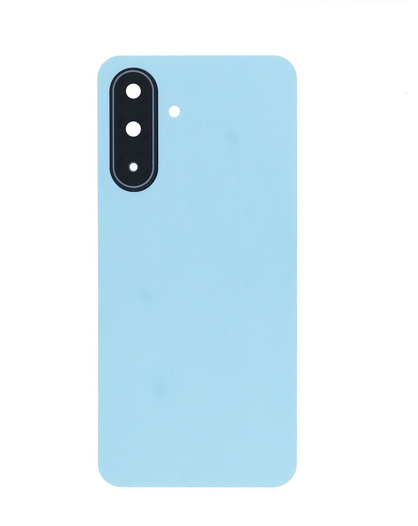 Back Cover Glass With Camera Lens And Adhesive For Samsung Galaxy A17 5G (A176 / 2025) (No Logo) (Light Blue)