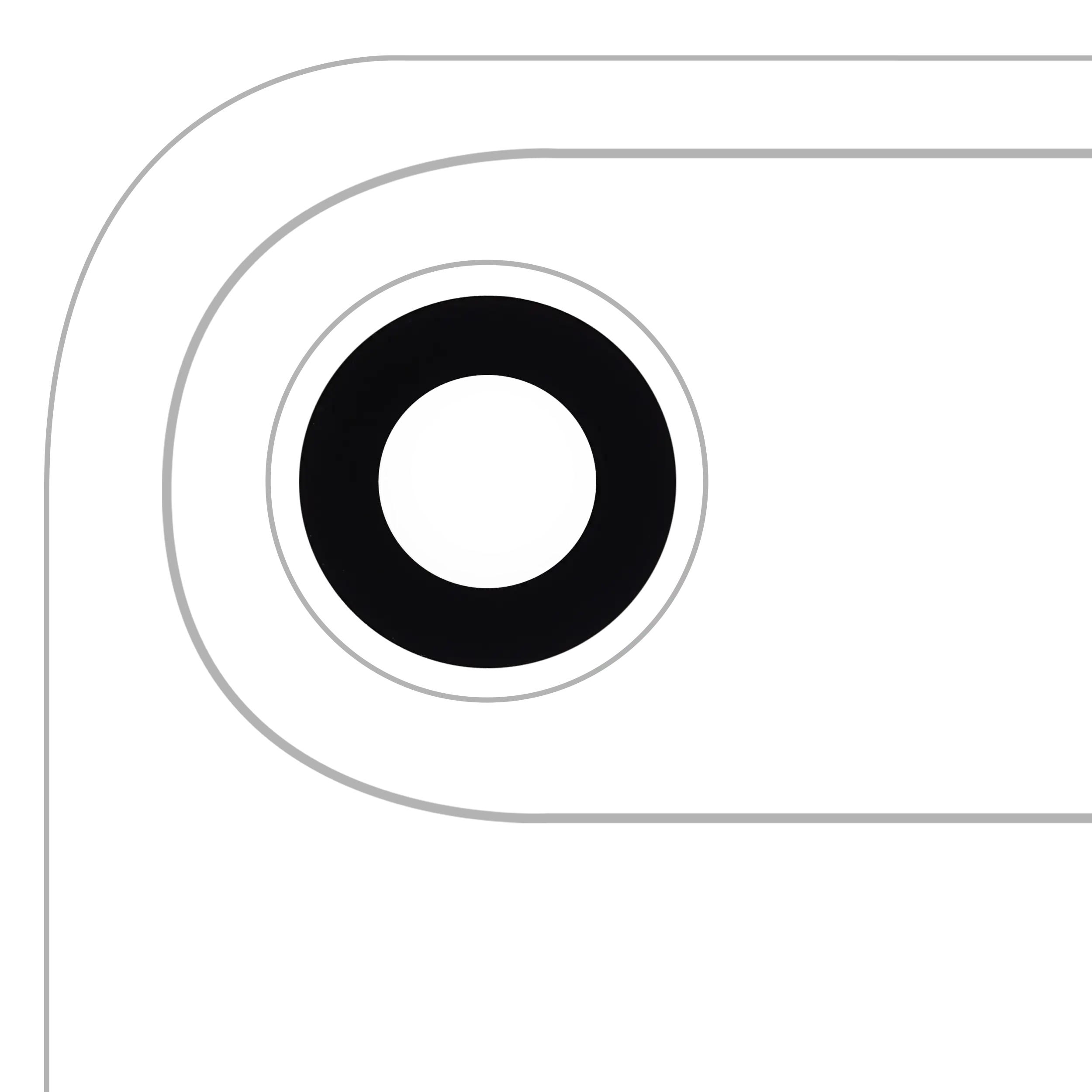 Back Camera Lens (Glass Only) With Adhesive For iPhone Air (Real Sapphire / Premium)