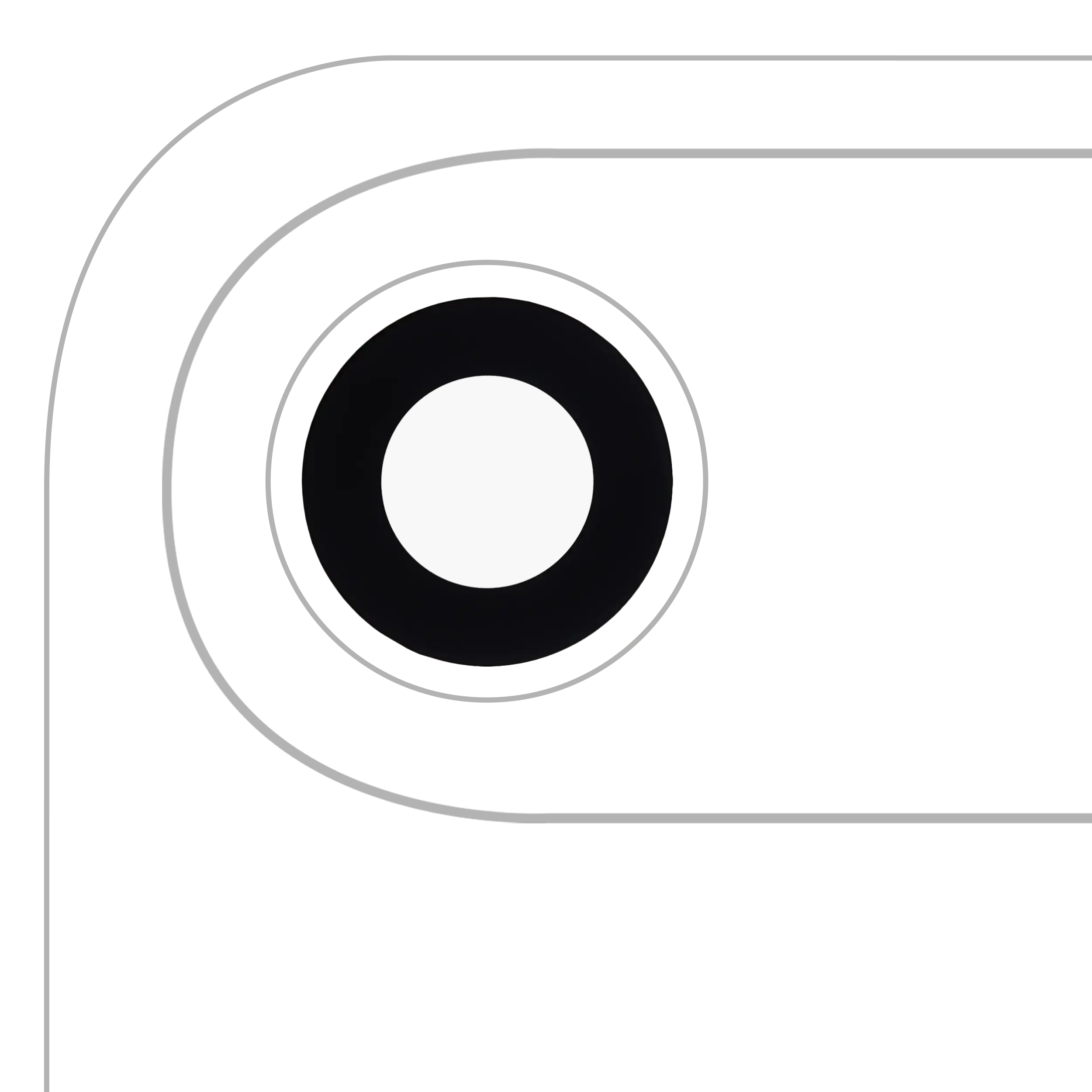 Back Camera Lens (Glass Only) With Adhesive For iPhone Air (Real Sapphire / Premium) (10 Pack)