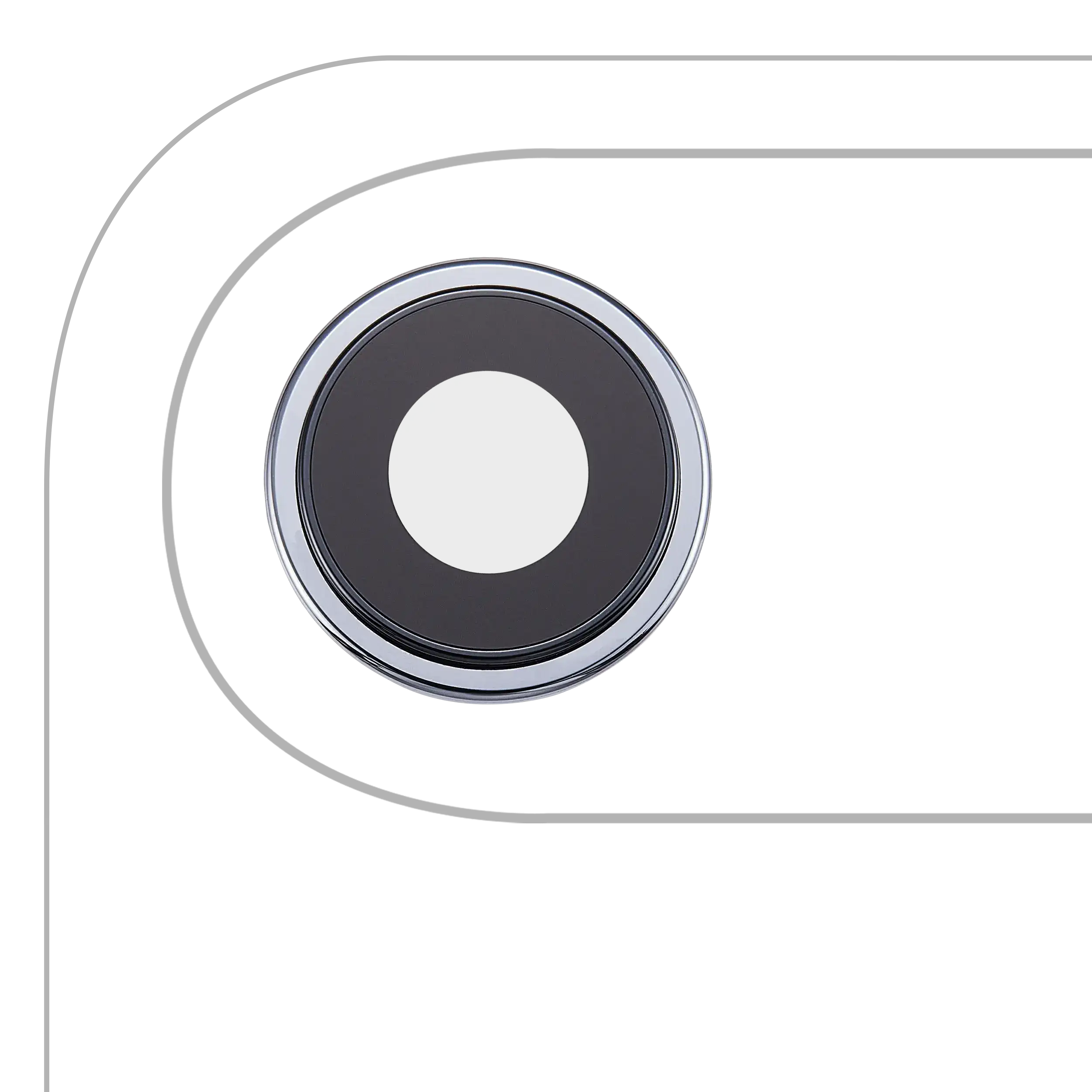 Back Camera Lens With Bracket / Bezel For iPhone Air (3 Piece Set) (Premium) (Sky Blue)