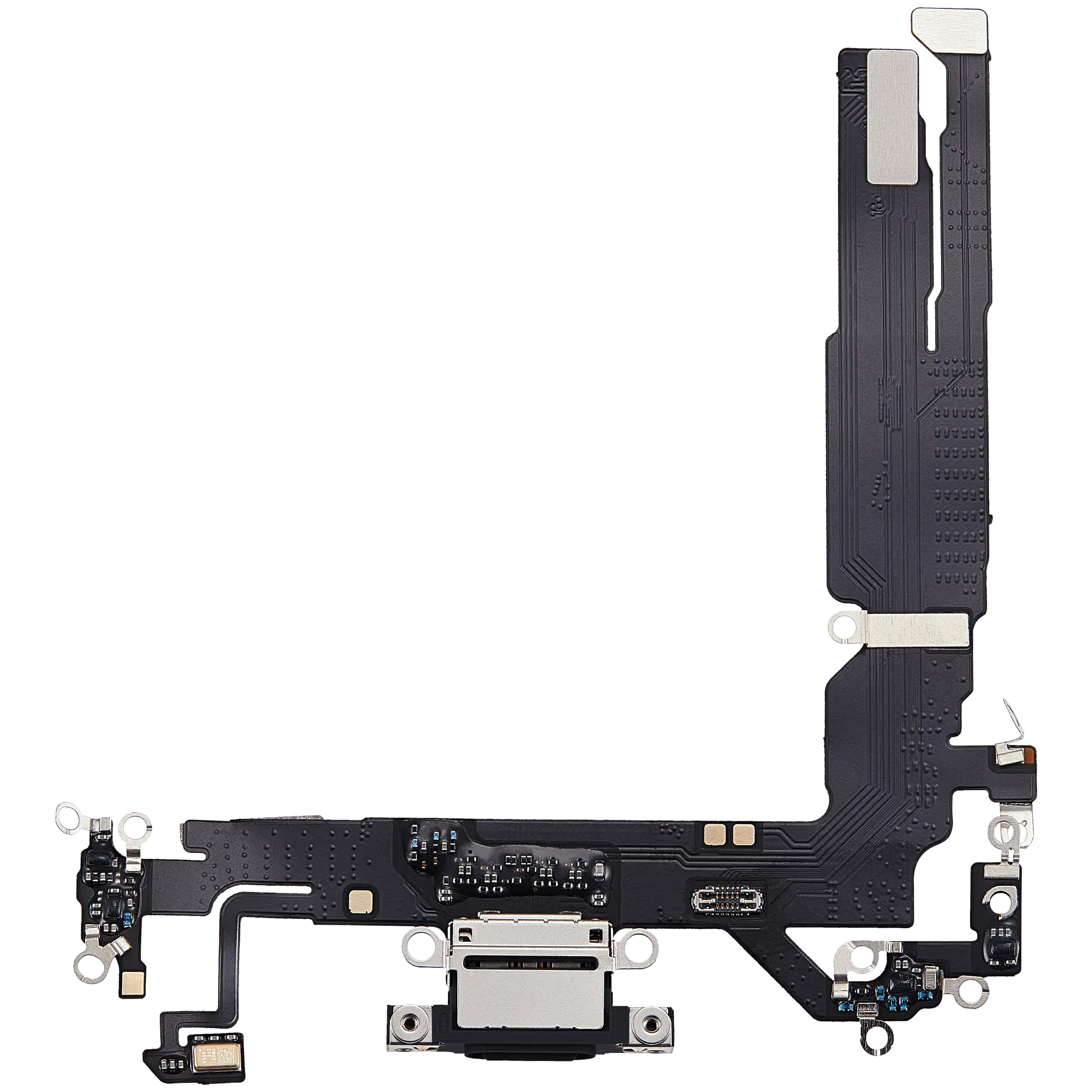Charging Port Flex Cable For iPhone 17 (Aftermarket) (Black)