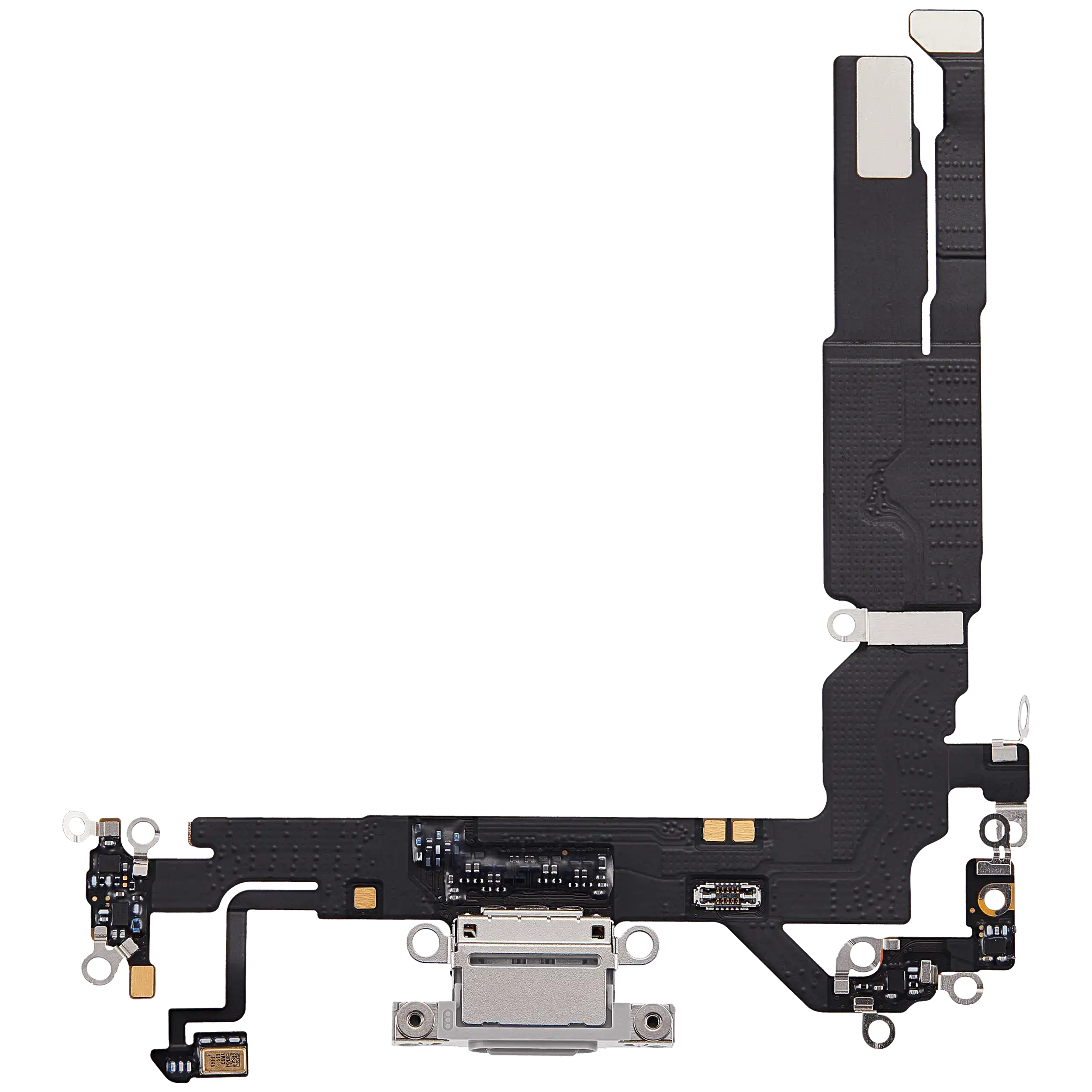 Charging Port Flex Cable For iPhone 17 (Premium) (White)