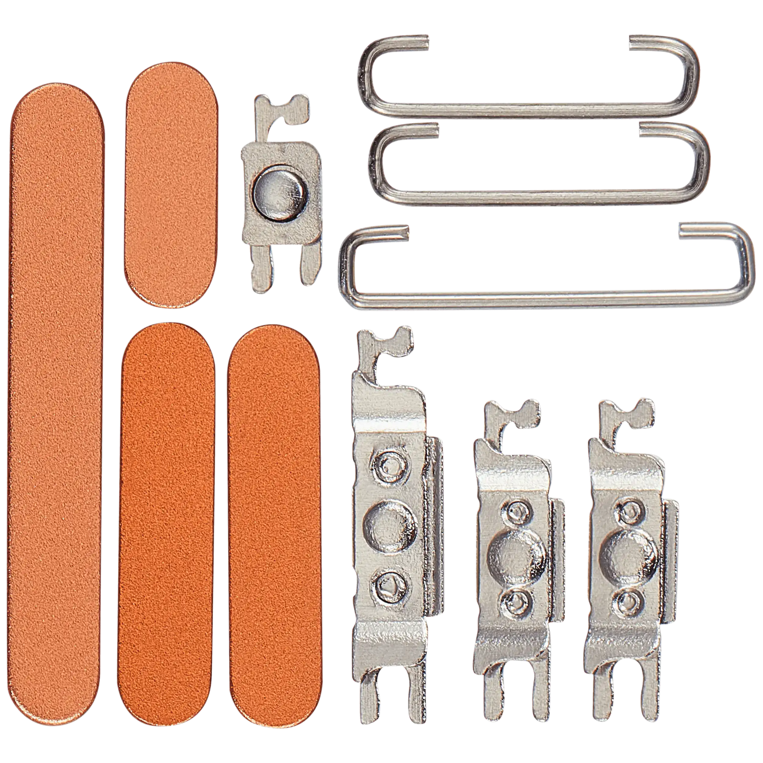 [SP-I17PM-HBPVS-OR] Hard Buttons (Power / Volume / Switch) For iPhone 17 Pro / 17 Pro Max (Cosmic Orange) (Premium)